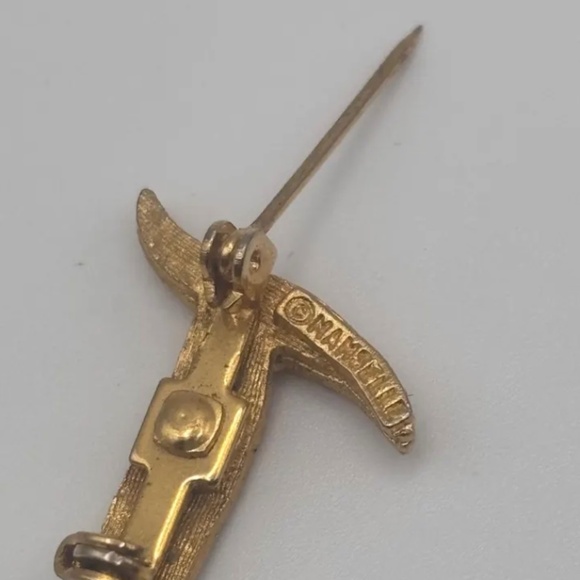 Vintage Mamselle Monogram Letter J Pin Brooch - Picture 4 of 5
